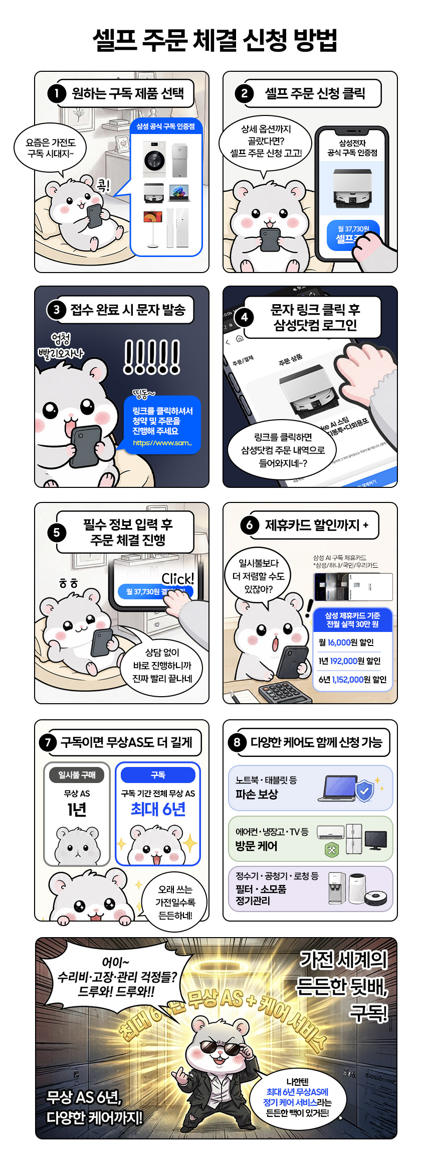 셀프구독 신청 혜택과 주문 신청 방법 안내